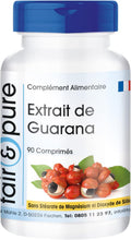 Fair & Pure - Guarana Extract - Strong - with 1200mg of Guarana per tablet - vegan - 90 tablets