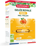 Immune defenses - Royal Jelly 1500mg, honey, pollen - Organic - Ampoules