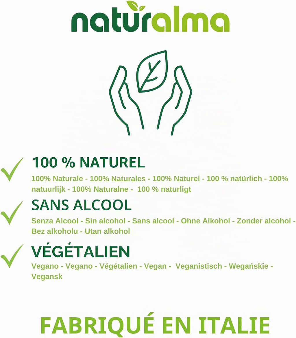 Guarana (Paullinia Cupana) Seeds Mother Tincture Alcohol Free Naturalma - Liquid Extract Drops 120ml - Dietary Supplement - Vegan or Vegan