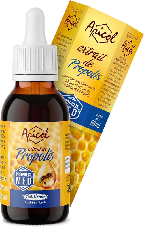 Alcohol-Free Liquid Propolis Apicol, 60 ml