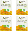 Planète au Naturel Organic Royal Jelly - 120g - 4 Boxes of 30g