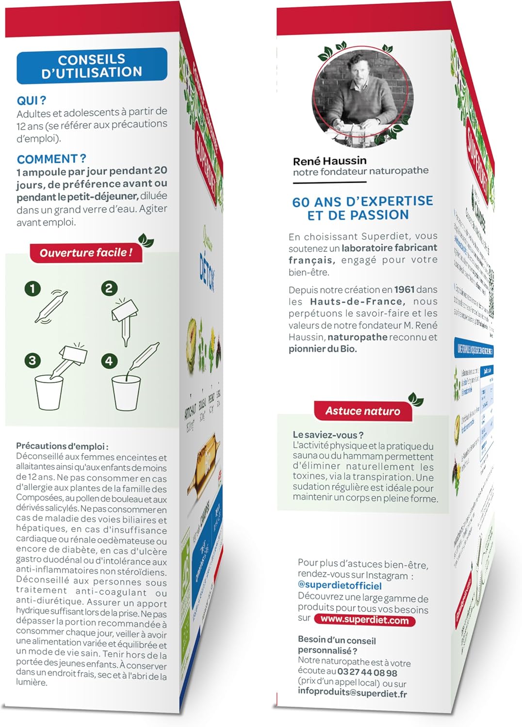 Detox, Organic Drainage - Artichoke, Dandelion, Birch, Elderberry - Bulbs
