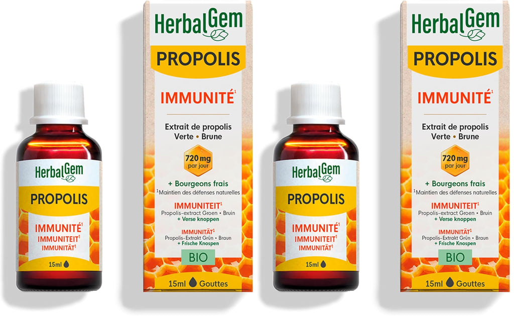 HerbalGem Propolis Concentrated Wide Spectrum Drops Bio 15ml