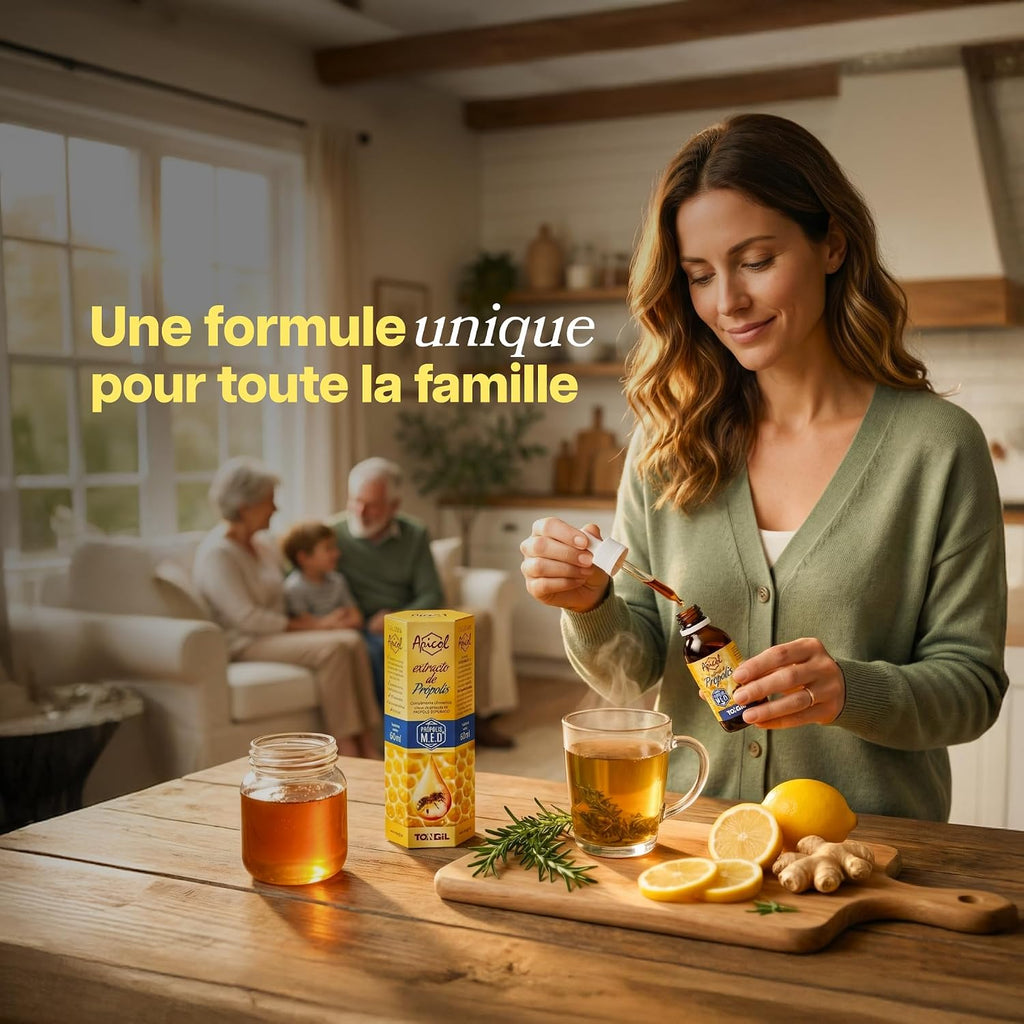 Alcohol-Free Liquid Propolis Apicol, 60 ml
