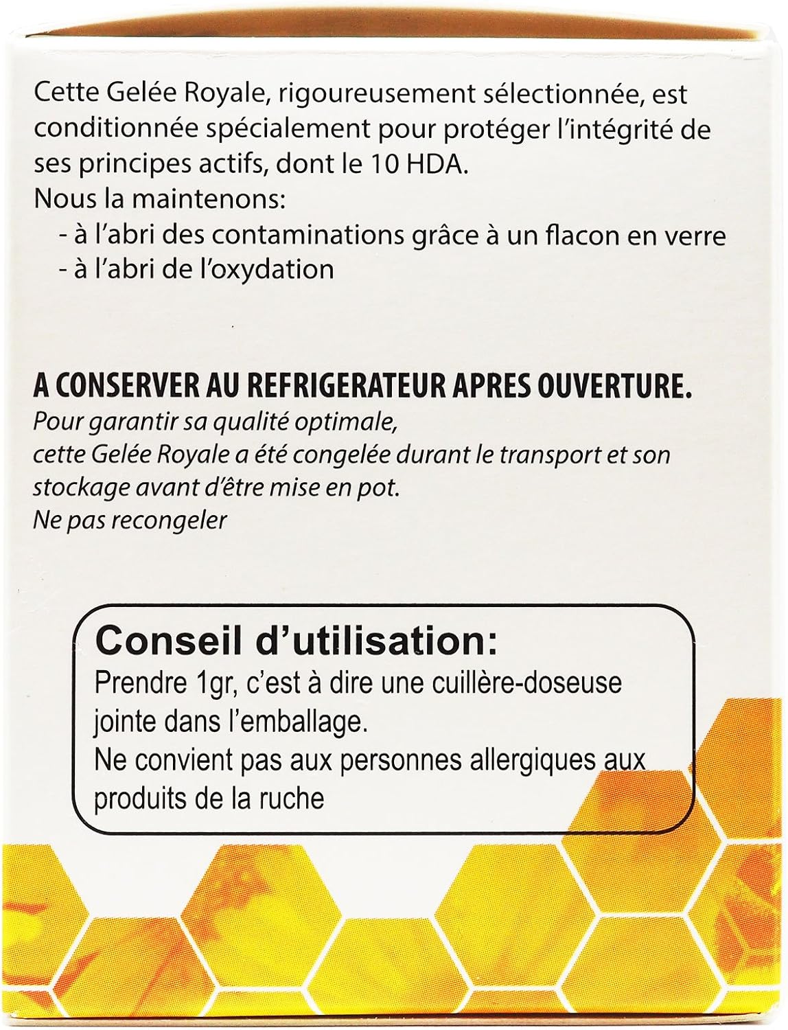 Organic Royal Jelly - 30g - Planète au Naturel