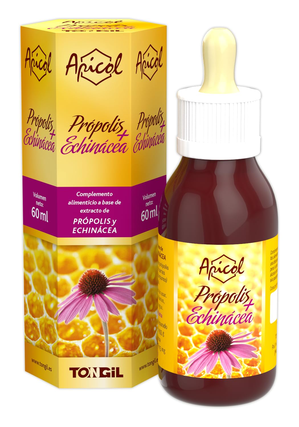 Alcohol-Free Liquid Propolis Apicol, 60 ml