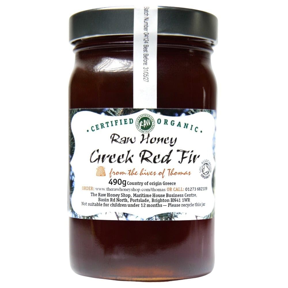 GREEK ORGANIC WILD THYME HONEY 1kg - 100% RAW & UNPASTEURIZED - Harvested in the Peloponnese, Herbaceous & Fruity Flavors, Cold Pressed, Roughly Filtered - The Raw Honey Shop