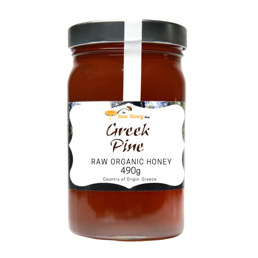 GREEK ORGANIC WILD THYME HONEY 1kg - 100% RAW & UNPASTEURIZED - Harvested in the Peloponnese, Herbaceous & Fruity Flavors, Cold Pressed, Roughly Filtered - The Raw Honey Shop