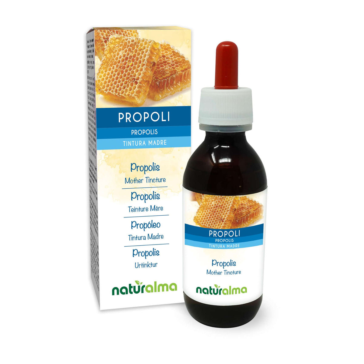 Propolis Spray (Propolis) Resin Mother Tincture Hydroalcoholic Naturalma - Liquid Extract 30 ml - Dietary Supplement
