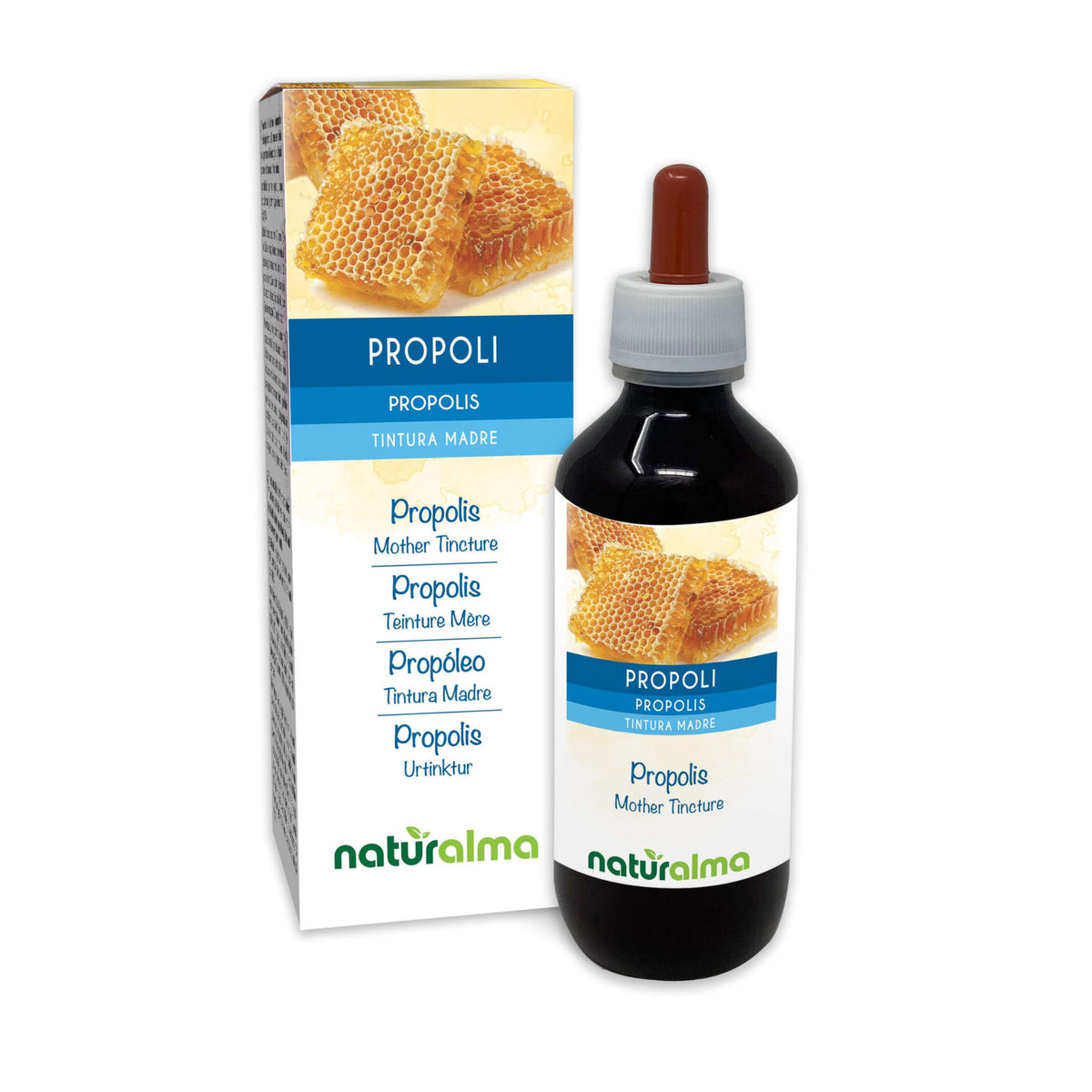 Propolis Spray (Propolis) Resin Mother Tincture Hydroalcoholic Naturalma - Liquid Extract 30 ml - Dietary Supplement