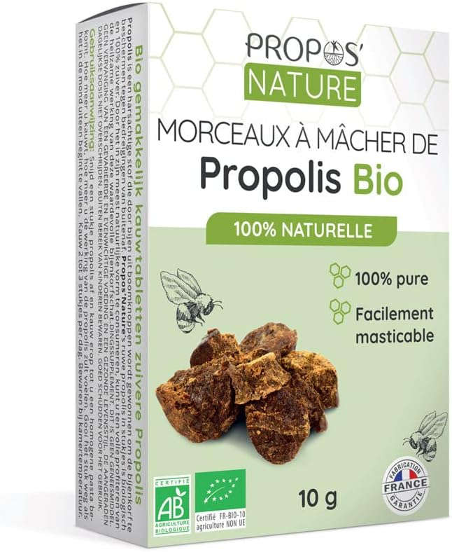 Propos Nature Organic Pure Propolis to Mcher (Certified Ab) - Capacity: 10 g